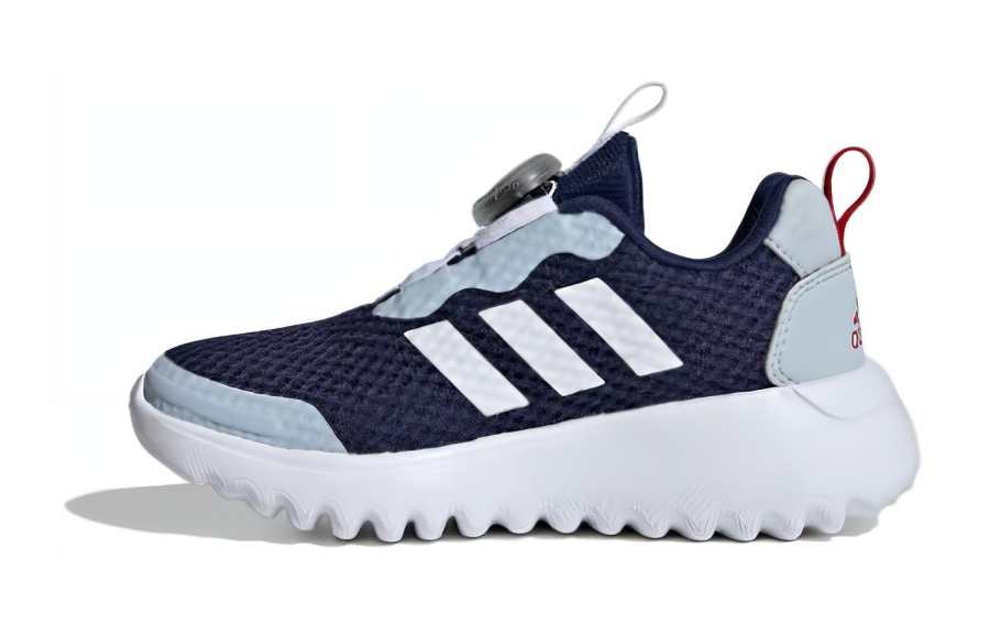 Adidas Adidas ActiveFlex BOA 3.0 Cushioning, Wear Resistant Low top Kids' Running Shoes Gray White Blue Kids'