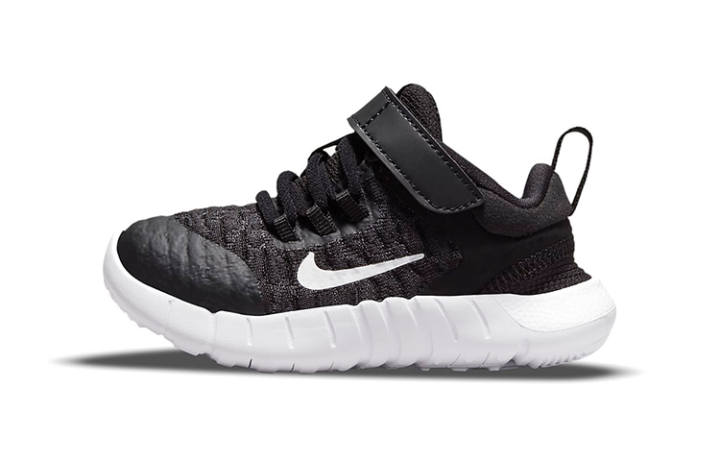Nike Nike Free RN 2021 Low top Running Shoes Black White Infant And Toddler