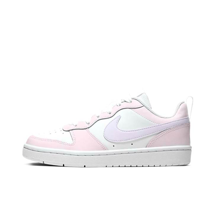 Nike Nike Court Borough 2 Taro Berry Leather Slip Resistant Cushioning Abrasion Resistant
