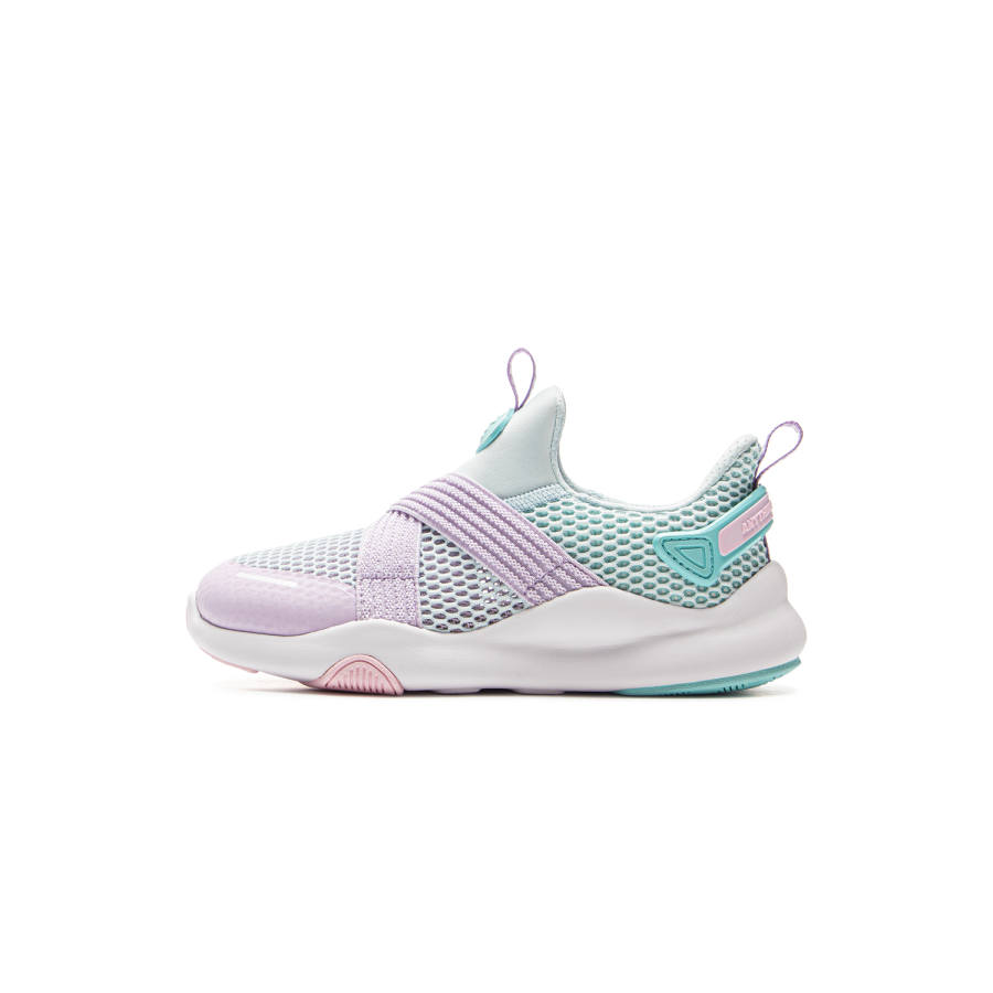 Li-Ning YOUNG Li Ning YOUNG Sports Life Collection Fabric Low top Casual Shoes Purple Teenagers