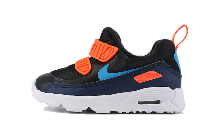 Nike Nike Air Max Tiny 90 Cushioning Low top Toddler Shoes Black Orange Baby
