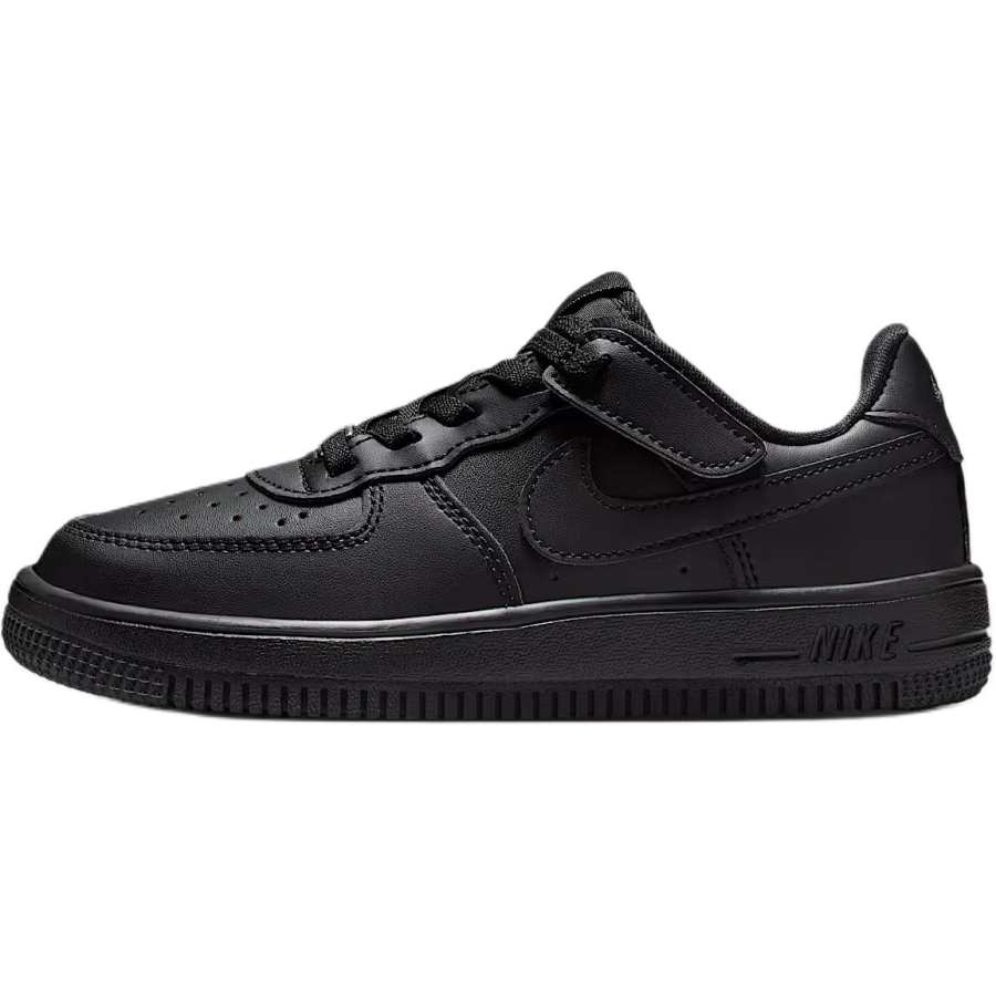 Nike Nike Air Force 1 Abrasion Resistant Low top Kids' Skateboarding Shoes Black Children Aged 3 7 Years Old