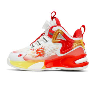 JIAFEIMAO Mesh Abrasion Resistant Lightweight Cushioning Support Mid top Children's Basketball Shoes Kids'
