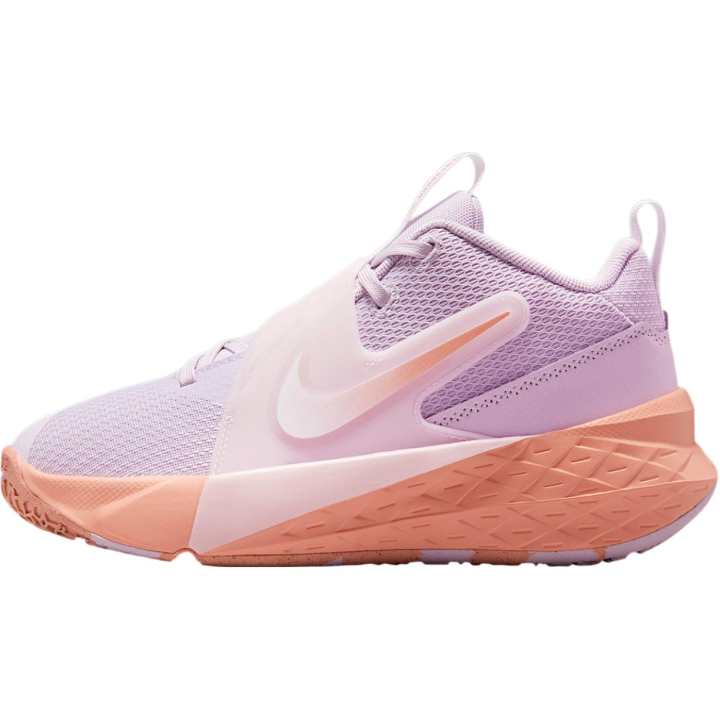 Nike Nike Team Hustle D 12 Low top Basketball Shoes Pink White Unisex