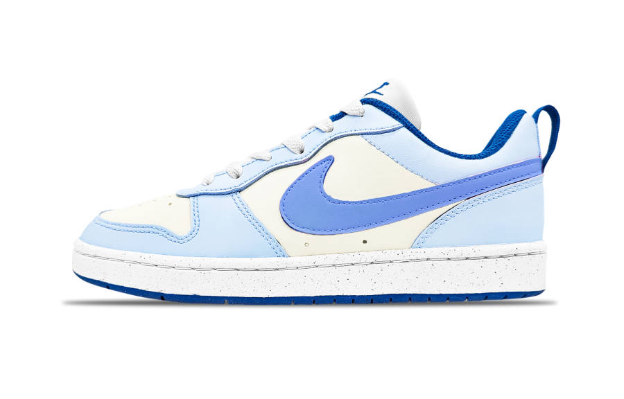 Nike Nike Court Borough Yi Meng Slip Resistant Abrasion Resistant Low top Kids' Skateboarding Shoes Carolina Blue Teenagers