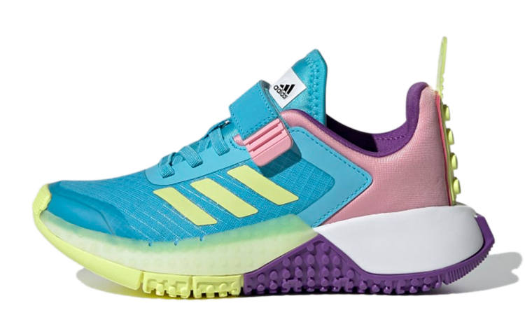 Adidas LEGO x Adidas Lego Breathable Low top Kids' Running Shoes Blue Pink Kids'