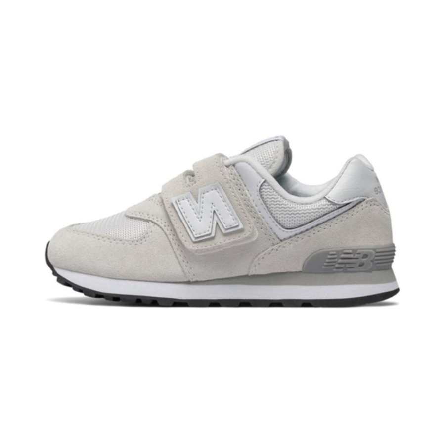 New Balance New Balance NB 574 Kids Lifestyle Shoes White Gray Children Aged 3 7 Years Old