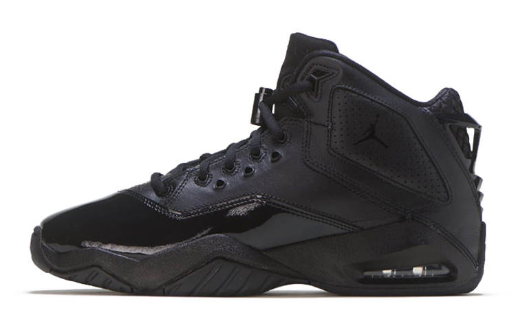 Jordan Jordan B'Loyal Mid top Basketball Shoes Pure Black Unisex