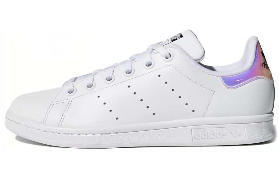 Adidas Originals Stan Smith J Slip Resistant, Abrasion Resistant, Breathable Low top Kids' Skateboarding Shoes White