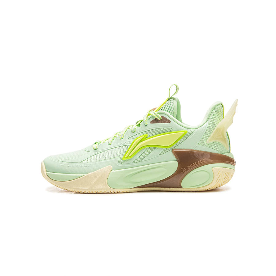 Li-Ning YOUNG Li Ning YOUNG Fengying 2.0 Fabric Children's Basketball Shoes Rose Muskmelon Unisex