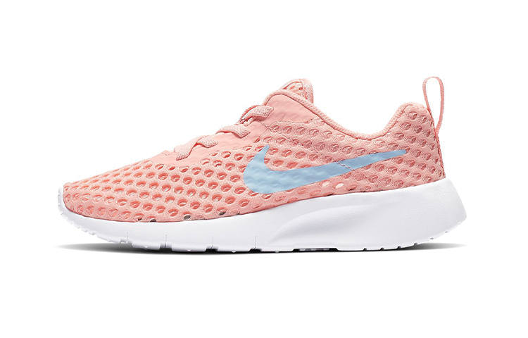 Nike Nike BR Slip Resistant Cushioning Breathable Low top Sports Casual Shoes Pink White Children Aged 3 7 Years Old