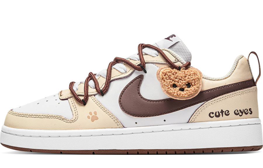 Nike Nike Court Borough Fearless Bear Synthetic Leather Slip Resistant Abrasion Resistant Slip Resistant Abrasion Resistant