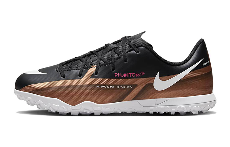 Nike Nike Phantom GT Junior 2 Club TF Grassland Cushioning Slip Resistant Abrasion Resistant Low top Kids' Soccer Shoes
