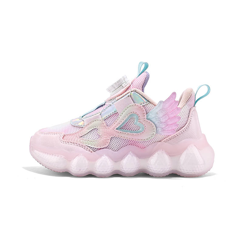 GONGNIUMEILI Synthetic Leather, Textile Abrasion Resistant Breathable Abrasion Resistant Breathable Kids' Running Shoes
