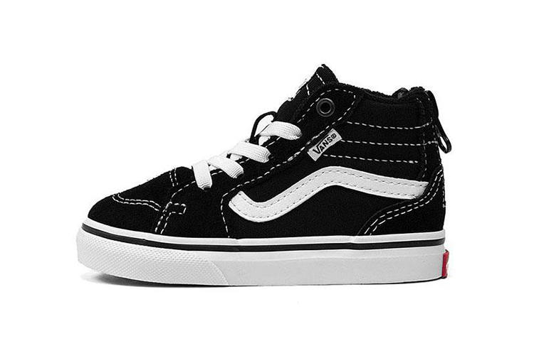 Vans Filmore HI High top Toddler Shoes Black Infant And Toddler