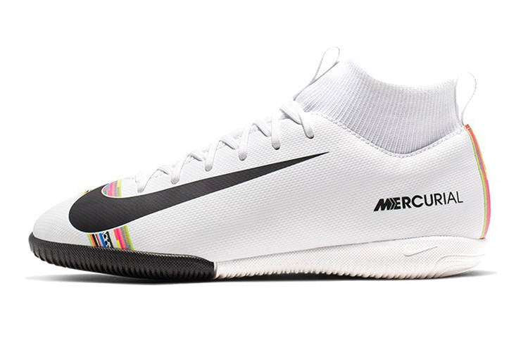 Nike Nike Mercurial Superfly 6 Breathable Abrasion Resistant Breathable And Wear resistant Mid top Kids' Soccer Shoes Kids'
