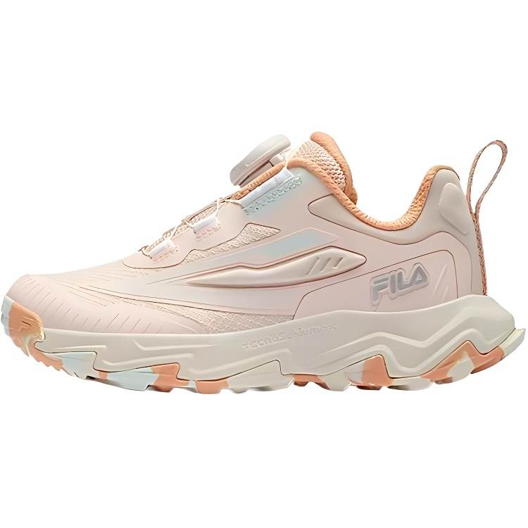 FILA KIDS BOA Serpent Leopard Shoes Slip Resistant And Breathable Support Low top Kids' Training Shoes