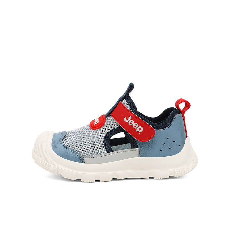 Jeep Synthetic Leather, Textile Anti kick Low top Sandal Kids'