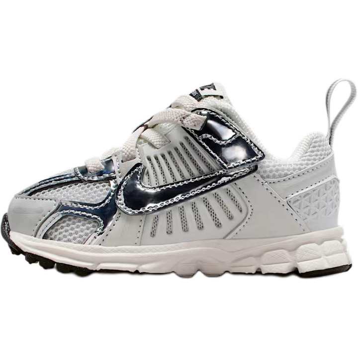 Nike Nike Vomero 5 Soft And Comfortable Abrasion Resistant Abrasion Resistant Low top Toddler Shoes Gray Chrome Plated