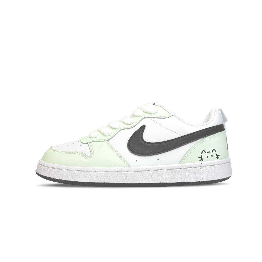 Nike Nike Court Borough Milk Green Dumplings Abrasion Resistant Breathable Abrasion Resistant Breathable Low top