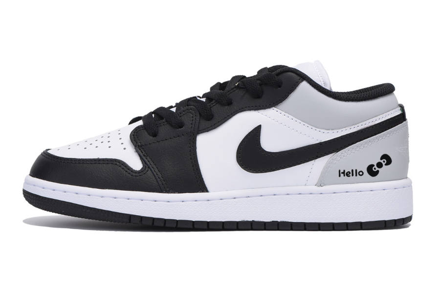 Jordan Jordan Air Jordan 1 Low Leather Low top Children's Basketball Shoes White Teenagers