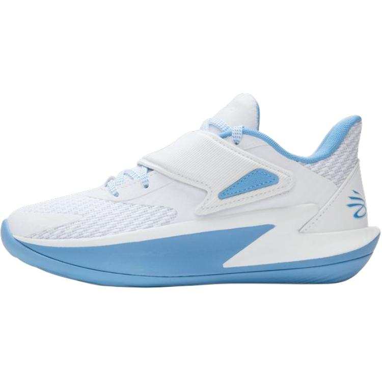 Under Armour Curry Fox 2 Low top Children's Basketball Shoes White Blue Unisex