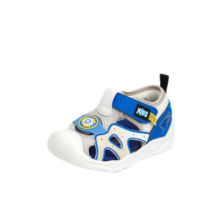 Dr.Kong Comfortable And Lightweight Slip Resistant And Breathable Low top Children's Sandals Beige/Blue