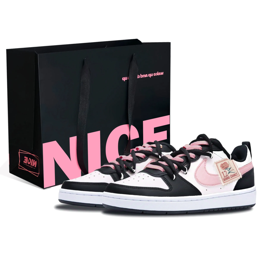 Nike Nike Court Borough 2 Cheese Black Rose, Shopping Bag Synthetic Leather
