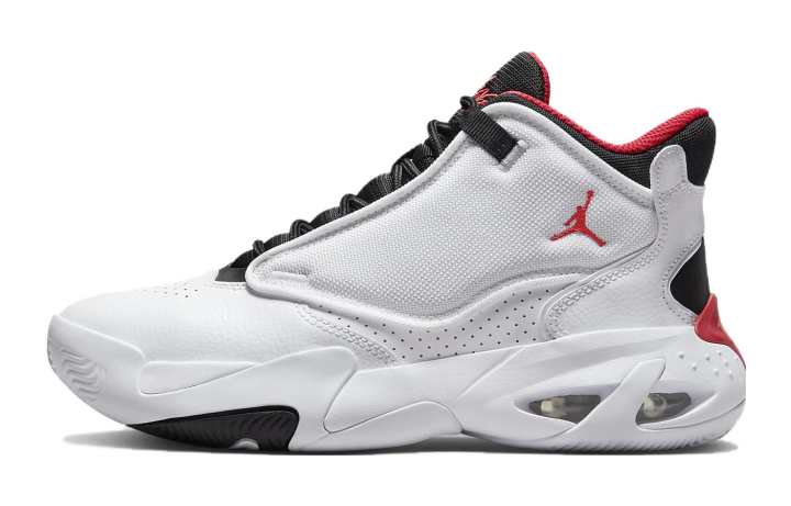Jordan Jordan Max Aura 4 Slip Resistant Cushioning Mid top Basketball Shoes White Unisex