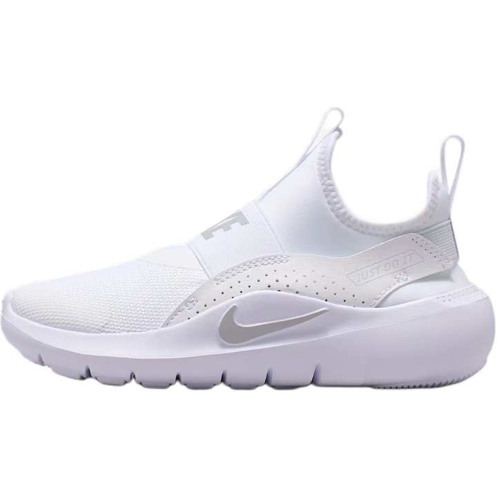 Nike Nike Flex Runner 4 Abrasion Resistant Abrasion Resistant Low top Kids' Running Shoes White Children Aged 3 7 Years Old
