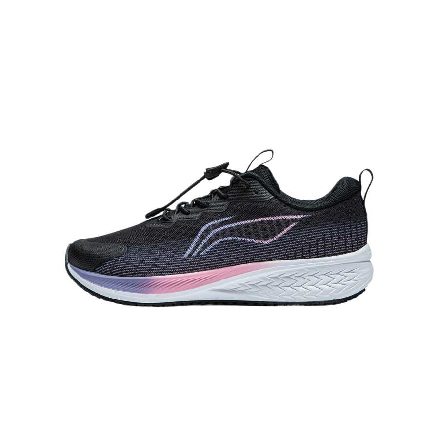 Li-Ning YOUNG Li Ning YOUNG Running Low top Running Shoes Black Light Dusty Purple Teenagers
