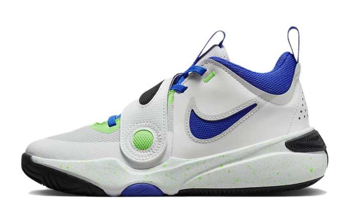 Nike Nike Team Hustle D 11 Green Strike Racer Blue GS