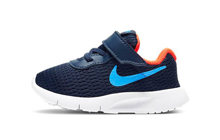 Nike Nike Tanjun Slip Resistant Cushioning Low top Toddler Shoes Blue Orange Infant And Toddler