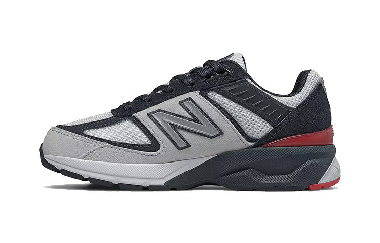 New Balance New Balance NB 990 V5 Casual Shoes Gray Black Children Aged 3 7 Years Old