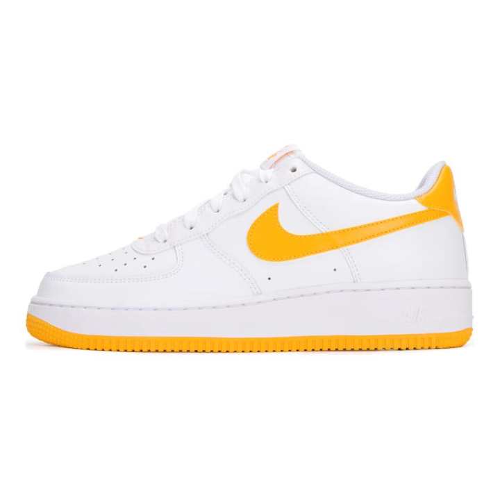 Nike Nike Air Force 1 Low top Kids' Skateboarding Shoes White Yellow