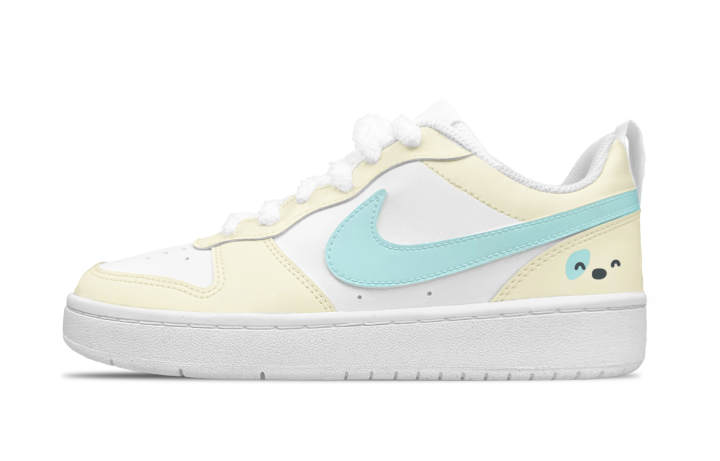 Nike Nike Court Borough Bear O Bubble Leather Abrasion Resistant Slip Resistant Abrasion Resistant Slip Resistant Low top