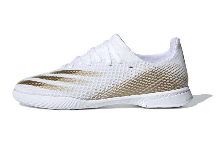 Adidas Adidas X GHOSTED Slip Resistant Slip Resistant Low top Kids' Soccer Shoes White Yellow Kids'