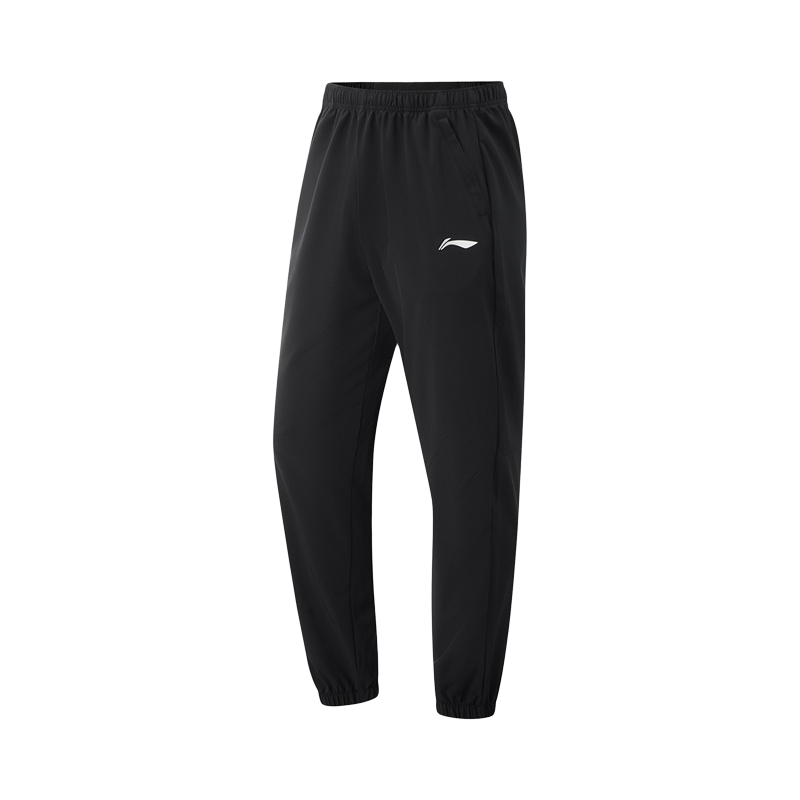 Li-Ning Li Ning Casual Pants Men's Black Moderate Cuffed Pants