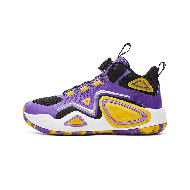 PEAK Taichi Triangle Cushioning Rebound High top Children's Basketball Shoes