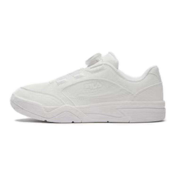FILA KIDS Abrasion Resistant Low top Kids' Skateboarding Shoes White Teenagers