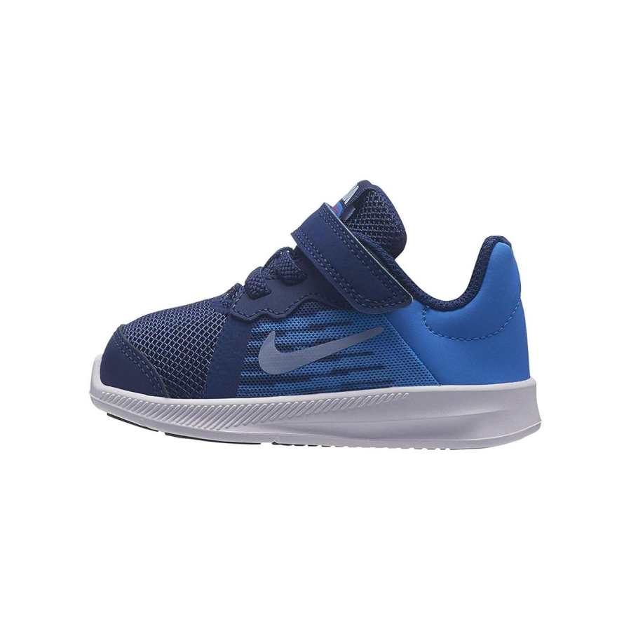 Nike Nike Downshifter 8 Comfortable Slip Resistant Abrasion Resistant Low top Toddler Shoes Blue Infant And Toddler
