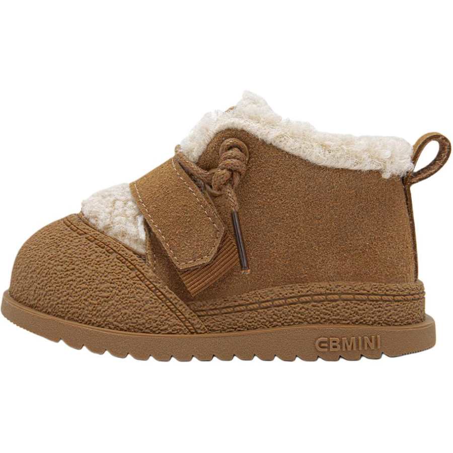 EBMINI Slip Resistant Anti Kick Abrasion Resistant Lightweight Cushioning Thermal High top Toddler Shoes