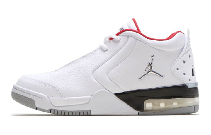 Jordan Jordan Big Fund Mid top Basketball Shoes White Red Black Unisex