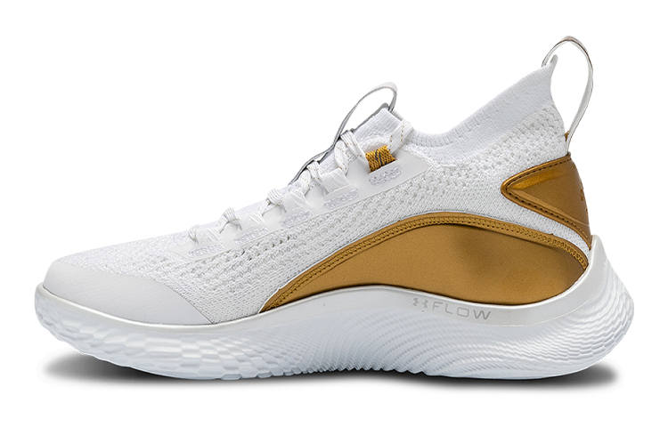 Under Armour Curry 8 Cushioning Slip Resistant Abrasion Resistant Breathable Mid top Children's Basketball Shoes