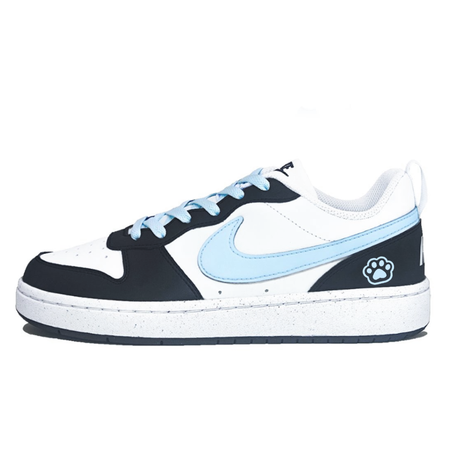 Nike Nike Court Borough LOW RECRAFT Low top Kids' Skateboarding Shoes Blue Teenagers