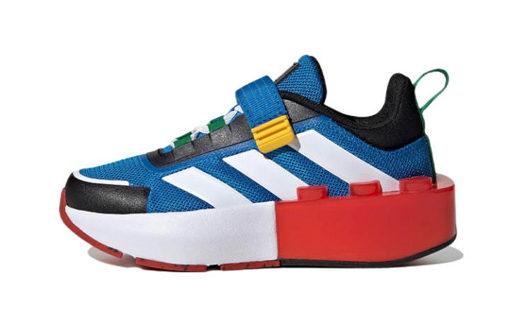 Adidas adidas Tech Runner LEGO X EL Little Kid 'White Shock Blue'