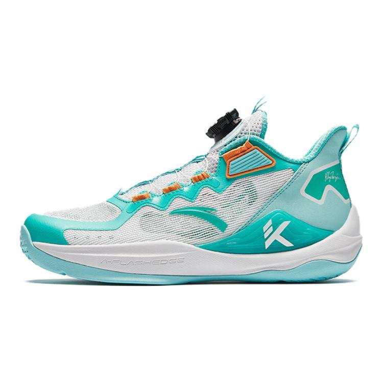 Antakids Low top Basketball Shoes White Green Teenagers