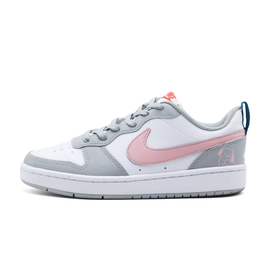 Nike Nike Court Borough Slip Resistant Abrasion Resistant Low top Kids' Skateboarding Shoes Pink Teenagers