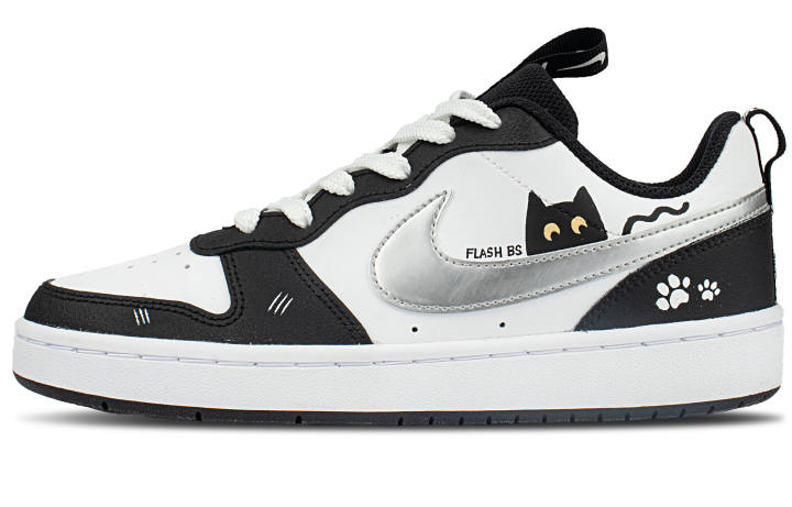 Nike Nike Court Borough Cool Hobby Synthetic Leather Slip Resistant, Abrasion Resistant, Lightweight Cushioning Support