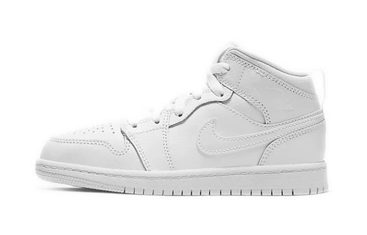 Jordan Jordan 1 Mid PS Triple White 2020